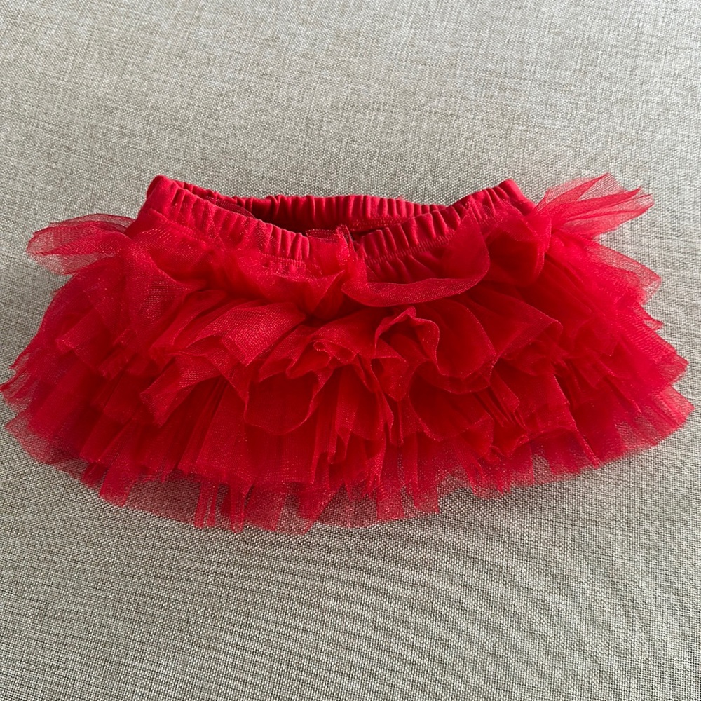 Red Tutu Skirt 12-24 months